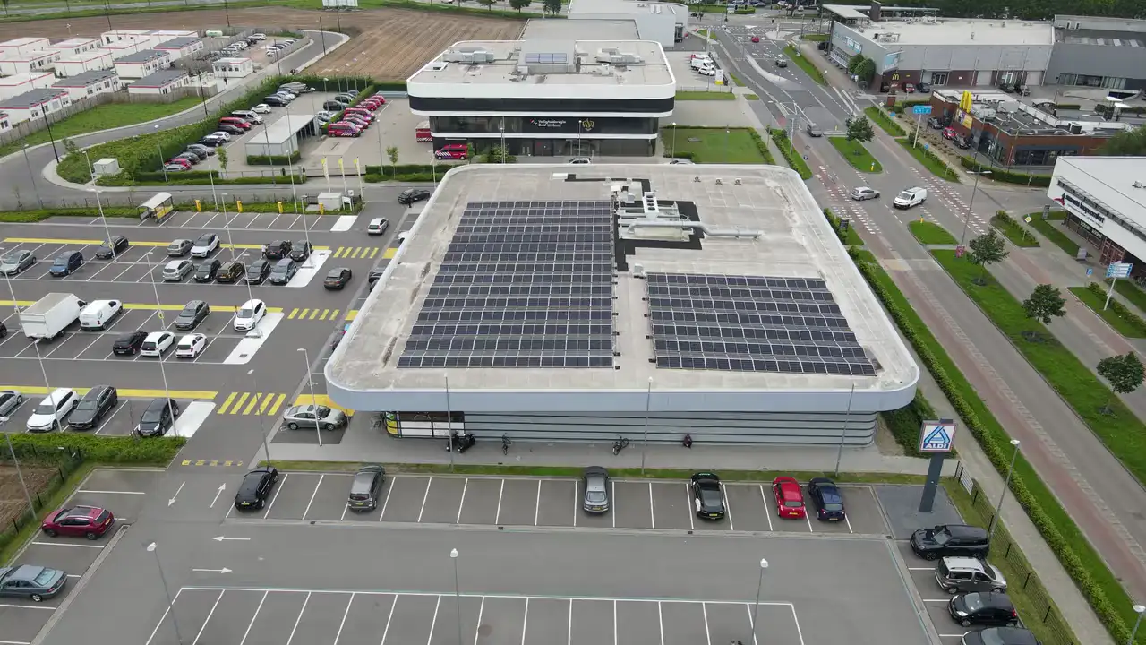 Zonnepanelen bij Jumbo Sittard